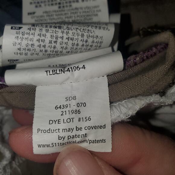 5.11 Tactical Women's Size 8 (31x30.5) Flex-Tac Stretch Cirrus Pants Style 64391 - Picture 7 of 11